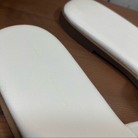 French Connection Women's Shore Flat Slip-on Criss Cross Sandals Size 6 - Picture 4 of 7